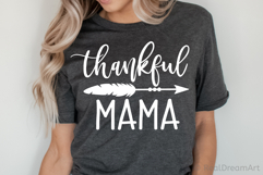 Thankful Mama SVG, DXF, EPS, PNG Product Image 2