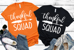 Thankful Squad SVG, DXF, EPS, PNG Product Image 1