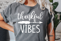 Thankful Vibes SVG, DXF, PNG, EPS Product Image 3