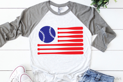 US Baseball Flag SVG, DXF, PNG, EPS Product Image 2