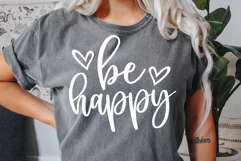 Be Happy SVG, DXF, PNG, EPS Product Image 2