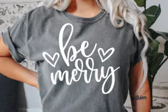 Be Merry SVG, DXF, PNG, EPS Product Image 2
