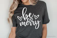 Be Merry SVG, DXF, PNG, EPS Product Image 3