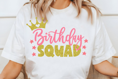 Birthday Squad SVG, DXF, PNG, EPS Product Image 1