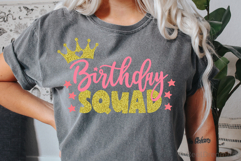 Birthday Squad SVG, DXF, PNG, EPS Product Image 2