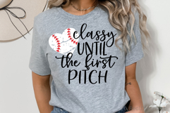 Classy until the First Pitch SVG, DXF, PNG, EPS Product Image 2