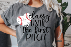 Classy until the First Pitch SVG, DXF, PNG, EPS Product Image 3