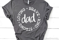 Dad Brave Kind Strong SVG, DXF, PNG, EPS Product Image 2