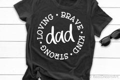 Dad Brave Kind Strong SVG, DXF, PNG, EPS Product Image 3