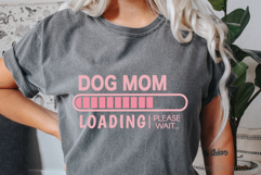 Dog Mom Loading SVG, DXF, EPS, PNG Product Image 3