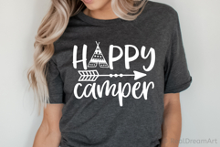 Happy Camper SVG, DXF, PNG, EPS Product Image 1