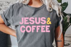 Jesus and Coffee SVG, DXF, PNG, EPS Product Image 3