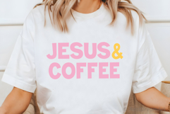 Jesus and Coffee SVG, DXF, PNG, EPS Product Image 2