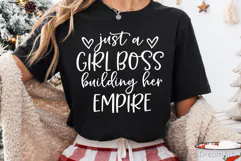 Just a Girl Boss Building Her Empire SVG, DXF, PNG, EPS Product Image 3
