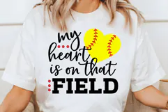 My Heart is on that Field SVG, DXF, PNG, EPS Product Image 3