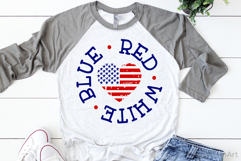 Red White and Blue SVG, DXF, PNG, EPS Product Image 2