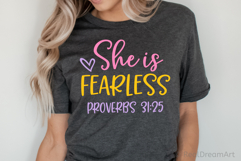 She is Fearless SVG, DXF, PNG, EPS Product Image 1