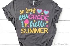 So Long 4th Grade Hello Summer SVG, DXF, PNG, EPS Product Image 3