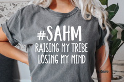 SAHM - Stay at Home Mom SVG, DXF, PNG, EPS Product Image 3