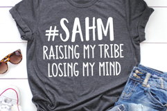 SAHM - Stay at Home Mom SVG, DXF, PNG, EPS Product Image 2