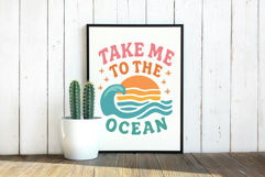 Take Me to the Ocean SVG, DXF, PNG, EPS Product Image 2