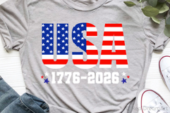 USA 1776-2026 SVG, DXF, PNG, EPS Product Image 1