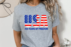 USA - 250 Years of Freedom SVG, DXF, PNG, EPS Product Image 2