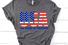 USA - 250 Years of Freedom SVG, DXF, PNG, EPS Product Image 4