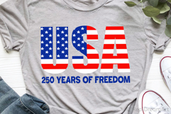 USA - 250 Years of Freedom SVG, DXF, PNG, EPS Product Image 1