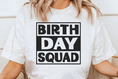 Birthday Squad SVG, DXF, PNG, EPS Product Image 3