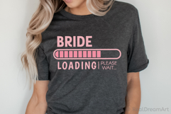 Bride Loading - Please Wait SVG, DXF, PNG, EPS Product Image 1