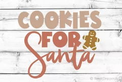 Cookies for Santa SVG, DXF, PNG, EPS Product Image 2