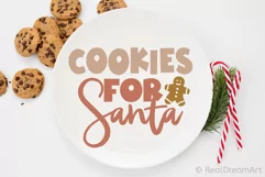 Cookies for Santa SVG, DXF, PNG, EPS Product Image 1
