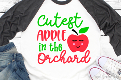 Cutest Apple in the Orchard SVG, DXF, PNG, EPS Product Image 3