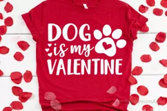 Dog is My Valentine SVG, DXF, PNG, EPS Product Image 2