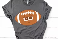 Football Silhouette SVG, DXF, PNG, EPS Product Image 1