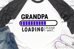 Grandpa Loading Please Wait SVG, DXF, PNG, EPS Product Image 1