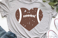 Grunge Football Heart SVG, DXF, PNG, EPS Product Image 3