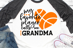 My Favorite Player Calls me Grandma SVG, DXF, PNG, EPS Product Image 2