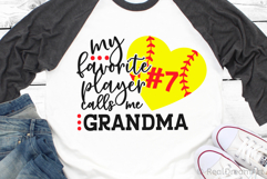 My Favorite Player Calls me Grandma SVG, DXF, PNG, EPS Product Image 2