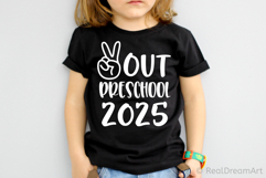 Out Preschool 2025 SVG, DXF, PNG, EPS Product Image 1