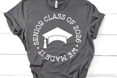 Senior Class of 2026 SVG, DXF, PNG, EPS Product Image 3
