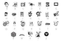 Retro Halloween Dingbats Product Image 3