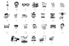 Retro Halloween Dingbats Product Image 4
