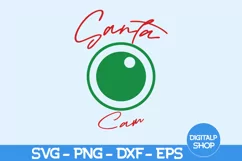 Santa Cam Svg, Santa Svg, Christmas Svg, Santa Squad Svg Product Image 1