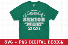 Senior Football Mom 2026 svg - Football Mom svg Senior 2026 Product Image 3