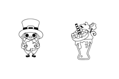 Shamrock Shake Dingbats Product Image 7