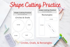 Shape Cutting - Circles, Ovals, & Rectangles Product Image 1