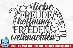 German Christmas Quotes SVG PNG Bundle Product Image 11