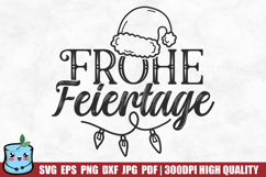 German Christmas Quotes SVG PNG Bundle Product Image 2